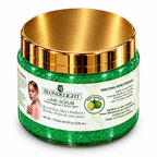 BLONDELIGHT Lime Body Scrub with Sugar, Shea Butter & Coconut Oil - 8 fl oz (228 mL)