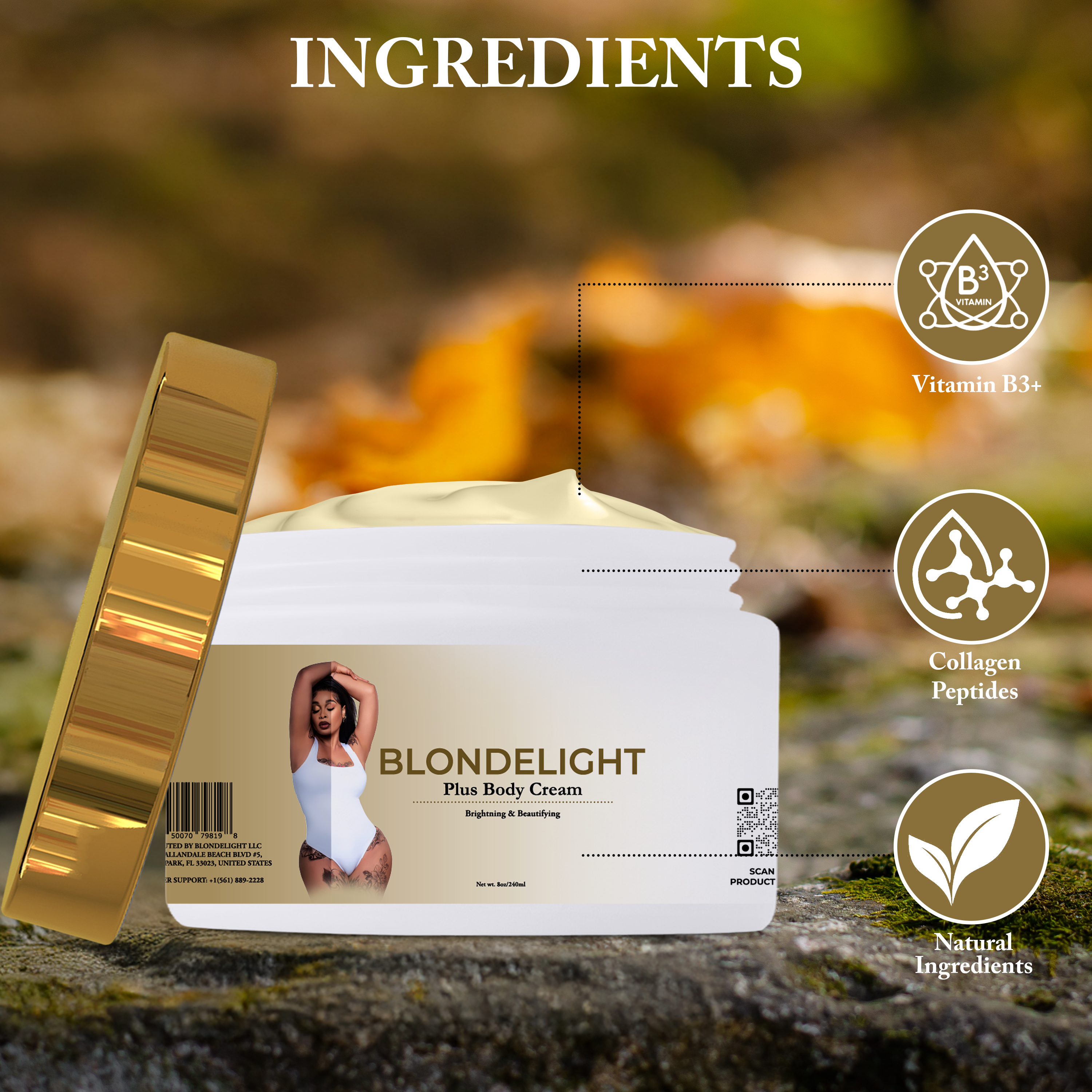 Blondelight Plus Body Cream