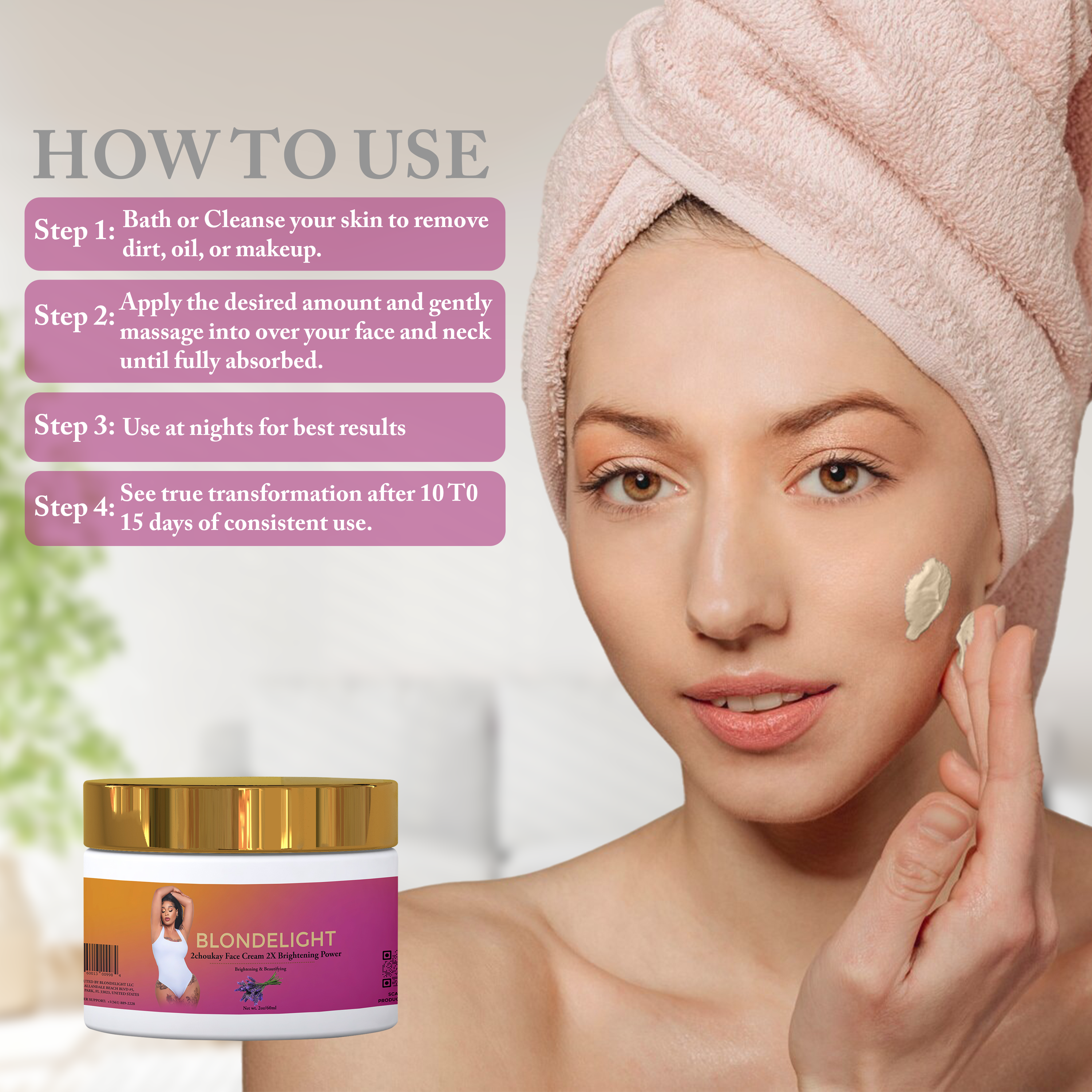 2choukay Face Whitening Cream