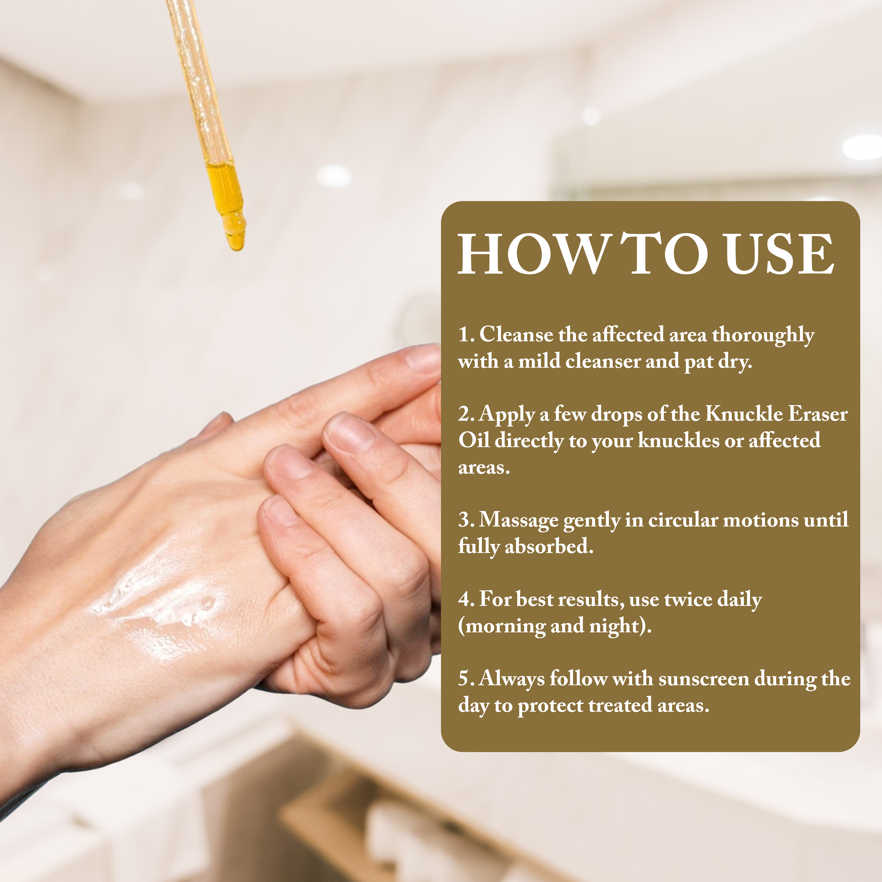 Blondelight Knuckle Eraser Oil