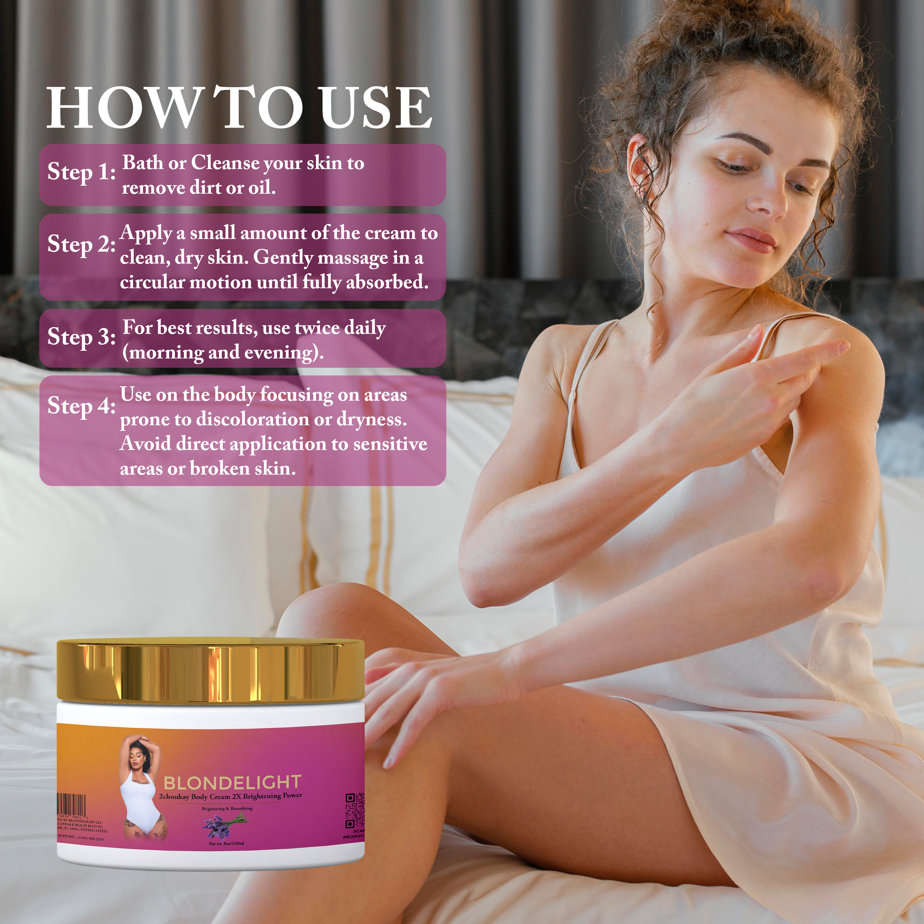 2 Choukay Body Cream