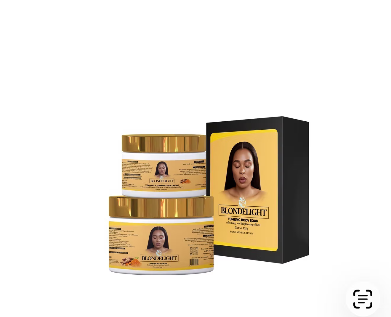 Blondelight  Turmeric Pur Daily Care Set (3-Piece