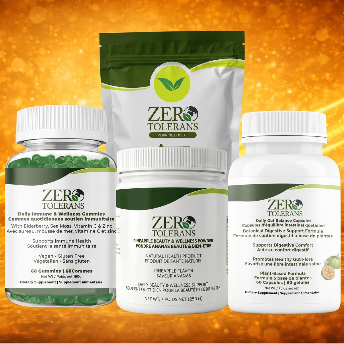 ZEROTOLERANS Daily Wellness Bundle