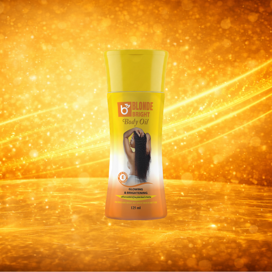 BlondeBright Body Oil Moisturizer, Daily Body Care, 125 mL