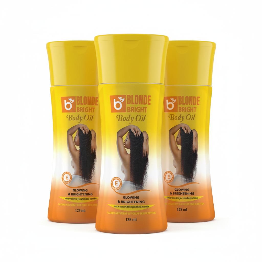 BlondeBright 3-Piece Face & Body Oil Set, 125 mL Each
