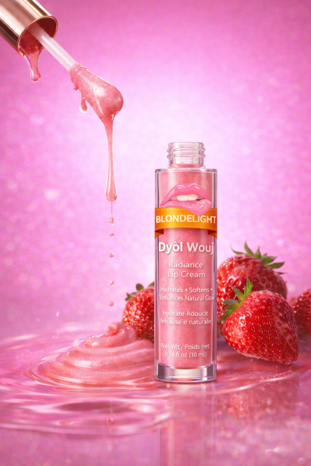 BLONDELIGHT Dyòl Wouj Lip Cream – Softening & Hydrating