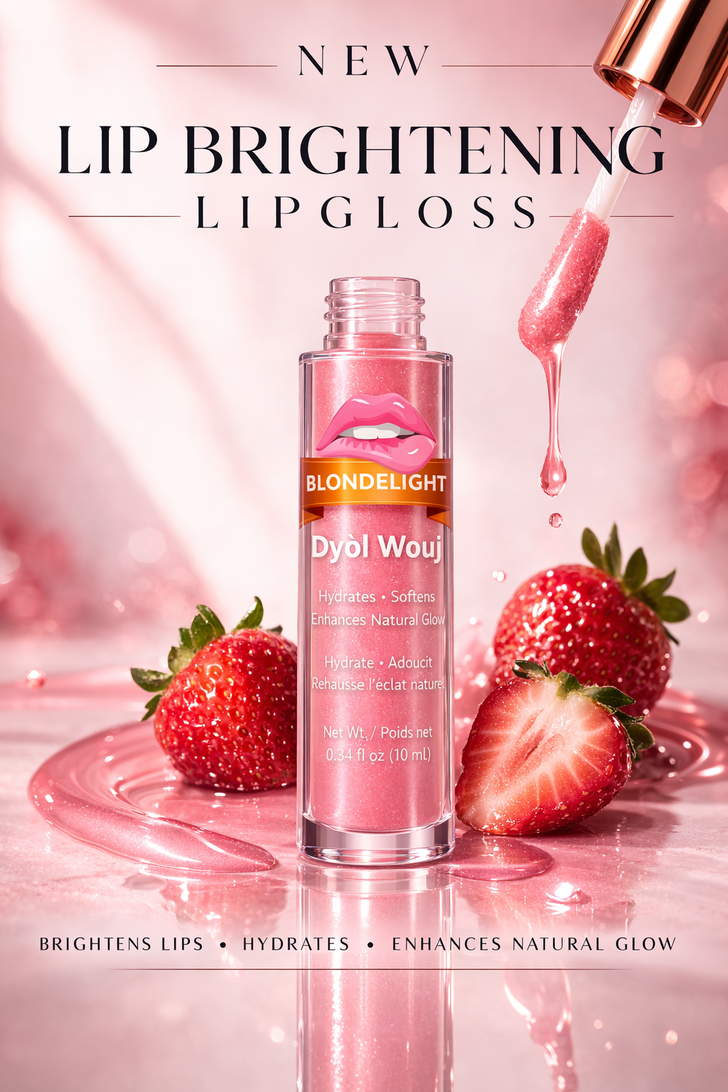 BLONDELIGHT Dyòl Wouj Lip Cream – Softening & Hydrating