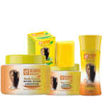 BLONDEBRIGHT Body Cream, Face Cream, Oil, Lemon Soap 4-Piece Beauty Set