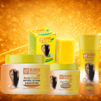BLONDEBRIGHT Body Cream, Face Cream, Oil, Lemon Soap 4-Piece Beauty Set
