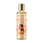 Blondelight LLC Carrot Extract Radiance Fragrance-Free Sunflower Moisturizing Nourish Oil - Lightweight Body & Massage Bottle for Moisture, Soft Skin, Radiant Glow, 6.76 fl oz/200 ml (Non-Scented Alternative to Scented Body Oils) on white