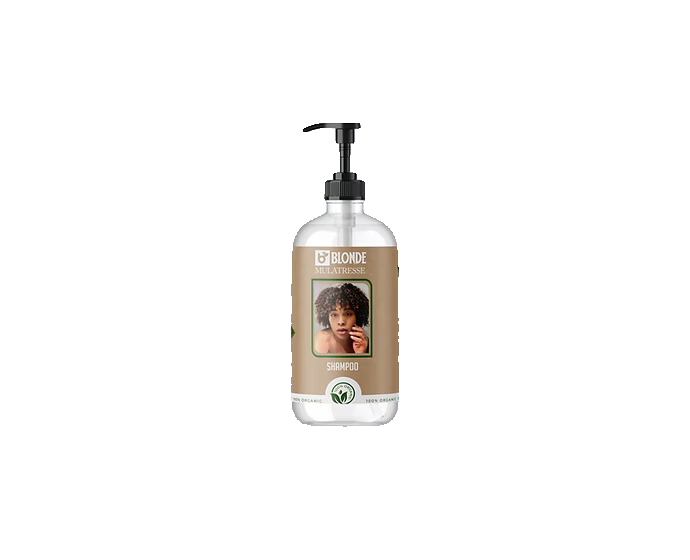 BlondeMulatress Shampoo on white
