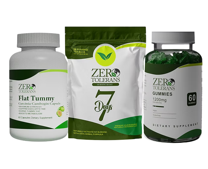 ZeroTolerans Daily Wellness Trio on white