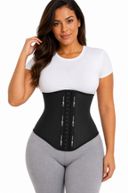 ZeroTolerans Latex-Core Waist Cincher Shapewear with Hook-and-Eye Closure