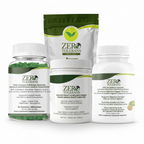 Close-up product view of ZEROTOLERANS Daily Wellness Bundle on a white background