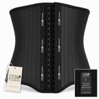 ZeroTolerans Latex-Core Waist Cincher Shapewear with Hook-and-Eye Closure