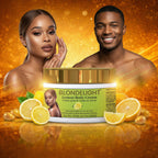 BLONDELIGHT Lemon Body Cream - Daily Hydrating Body Care Lotion for Moisturizing & Smoothing Skin, 8 oz