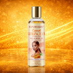 Blondelight LLC Carrot Extract Radiance Fragrance-Free Sunflower Moisturizing Nourish Oil - Lightweight Body & Massage Bottle for Moisture, Soft Skin, Radiant Glow, 6.76 fl oz/200 ml (Non-Scented Alternative to Scented Body Oils)