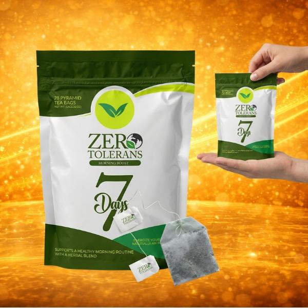 Zero Tolerans Morning Boost Herbal Tea, 28 tea bags